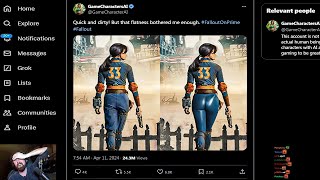 Reacción a Fallout TV Series Day 1 Mod — Asmongold Clips