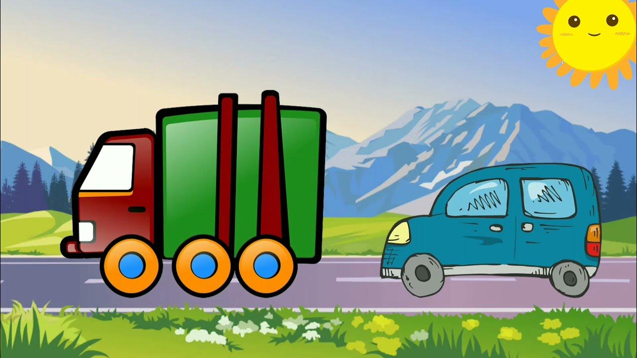 Animasi Mobil Cartun - YouTube