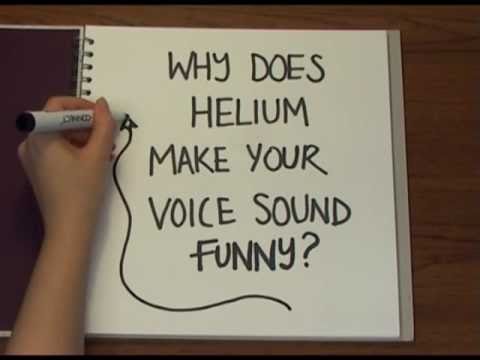 Why does helium make your voice sound funny? - Naked Science Scrapbook -  YouTube