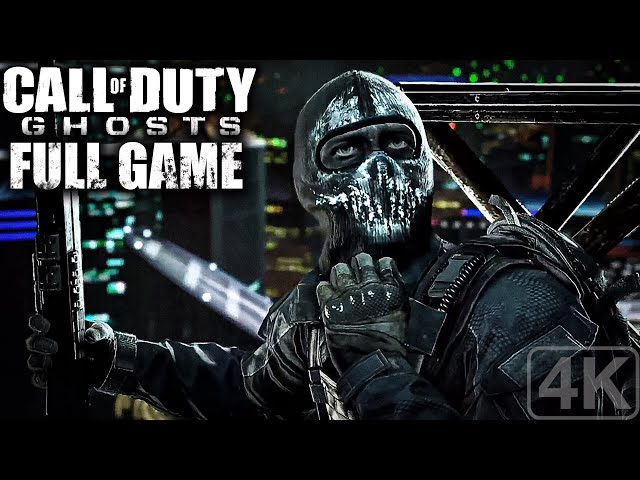 Call of Duty Ghosts｜Full Game Playthrough｜4K 