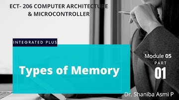 MODULE 05 |PART 01| Types of Memory |ECT206 COMPUTER ARCHITECTURE & MICROCONTROLLER |KTU S4 ECE