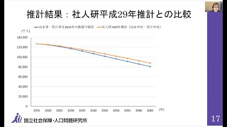 「将来推計人口の導き方、読み解き方」①プレゼン編（講師：国立社会保障・人口問題研究所 久井情在氏）【第16回データ分析セミナー 2022/1/26開催】