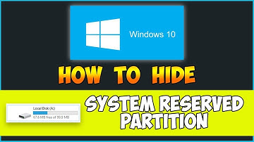 How to Remove/Hide System Reserved Partition in Windows 10