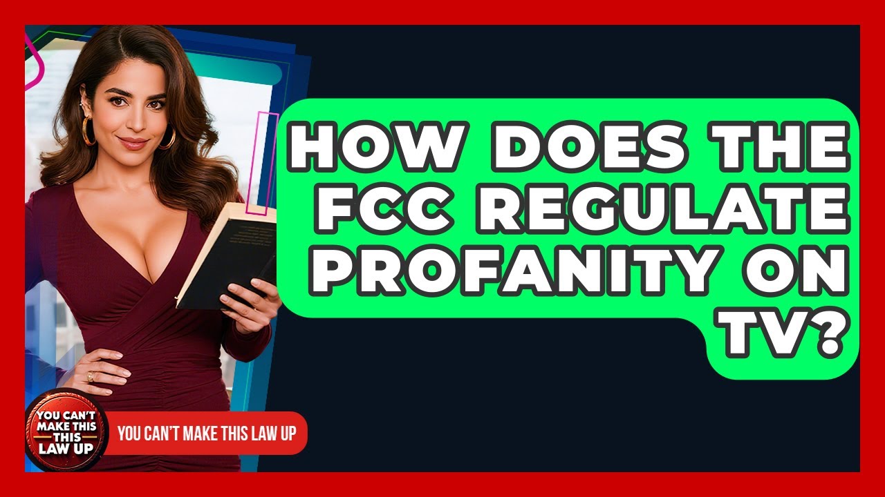 How Does The FCC Regulate Profanity On TV? - You Cant Make This Law Up