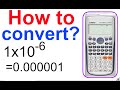 Convert Scientific Notation to Normal Form 📟