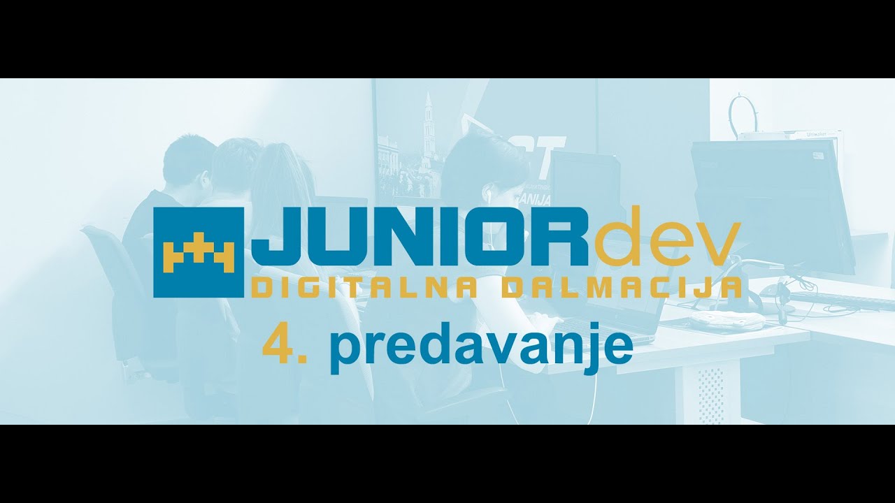 .NET junior developer - 4. predavanje - YouTube