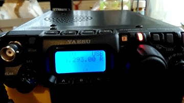 Yaesu ft817nd - Indoors dx with Whizz loop antenna QRP