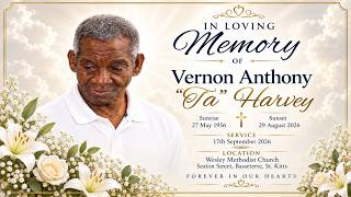 Celebration of Life for Vernon Anthony “Ta” Harvey | Funeral Service