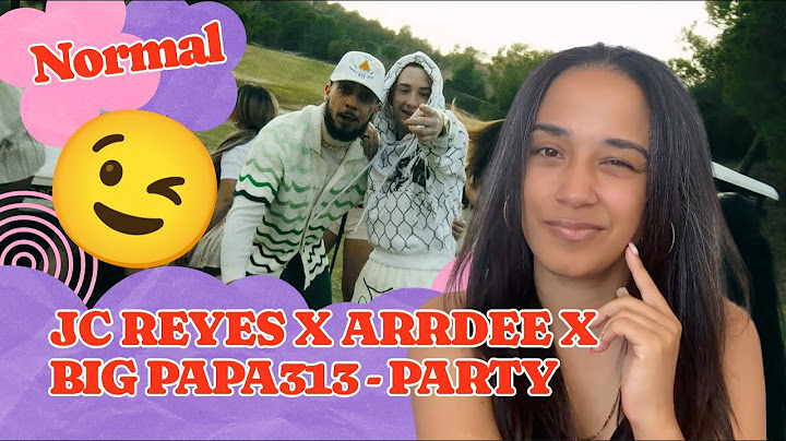 JC REYES X ARRDEE X BIG PAPA313 - PARTY ▷ Reacción !!!