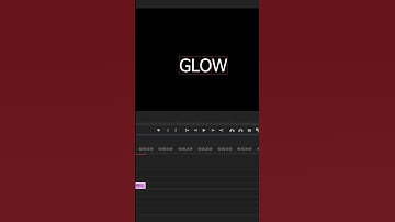 Glow Text Effect in Adobe Premiere Pro #shorts