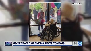 99-year-old grandma beats COVID-19