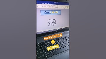 #4k_ultra_hd Cow 🐄 & Calf Emoji Shortcut in MS Word | Unicode 130D6 Trick! #shorts #2025