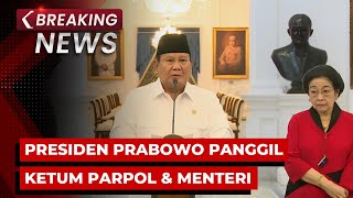 BREAKING NEWS - Presiden Prabowo bersama Megawati hingga Surya Paloh Tanggapi Isu Terkini Pasca Demo