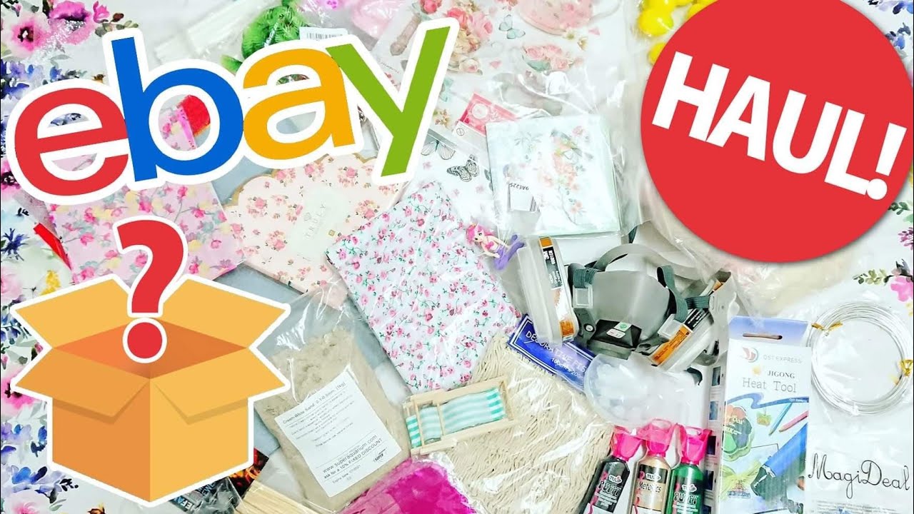 UK EBAY HAUL ART AND CRAFT SUPPLIES YouTube