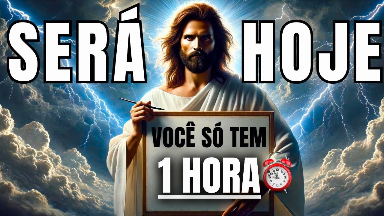DEUS DIZ_ FILHO VOCÊ SÓ TEM 1 HORA! ABRA HOJE!