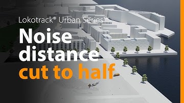 Lokotrack® Urban Series™ cuts the noise distance up to 60% compared to conventional crusher