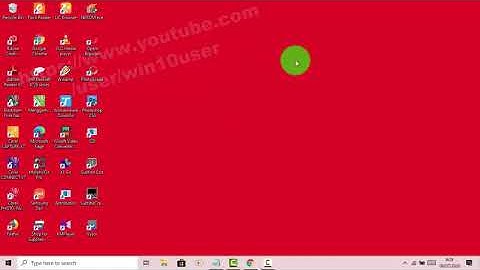 Windows 10 Home : How to set Backgound or wallpaper as solid color