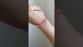 blossom bracelet tutorial #beadedjewelry #tutorial #diy #preppy