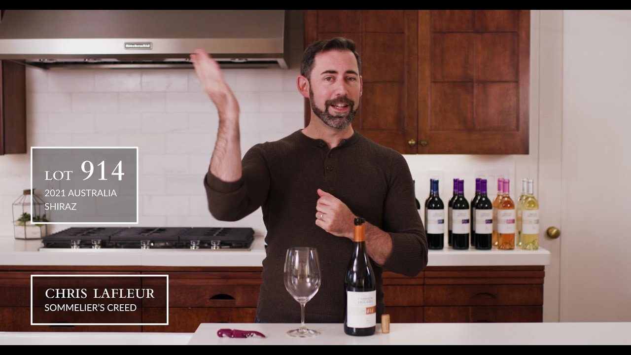 Wine Tasting: Lot 914 2021 Australia Shiraz