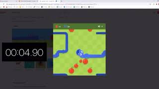Google Snake Game 5 Multi Apple Infinity/Borderless 25 Apple Small Map World Record - 8.30s