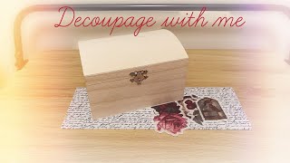 Decoupage with me - #art #decoupage #painting #homedecor