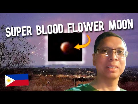 SUPER MOON TOTAL LUNAR ECLIPSE IN THE PHILIPPINES - MAY 26, 2021 | BLOOD MOON SCENIC TIMELAPSE