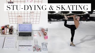 STU-DYING & FIGURE SKATING SEASON | DC Diaries #9