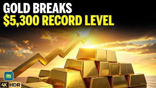 Download Lagu Gold Hits Record Above $5,300 as Dollar Slides to Multi-Year Lows | 4K | N18G MP3
