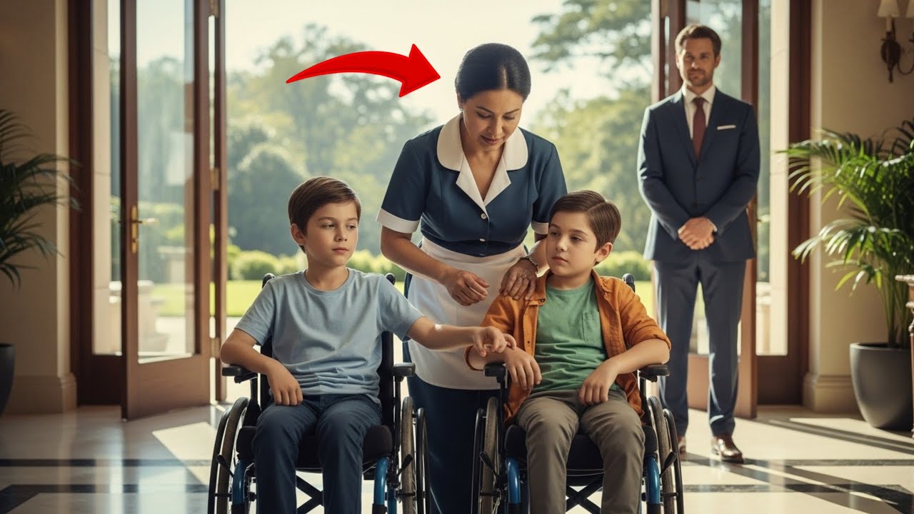 OS 2 MILAGRES QUE A EMPREGADA FEZ PELOS GÊMEOS PARALÍTICOS DO MILIONÁRIO... IMPOSSÍVEL NÃO CHORAR