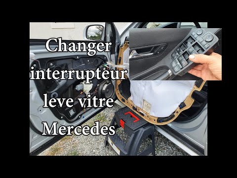 Changer la commande de lève-vitre, Mercedes W164, W251 