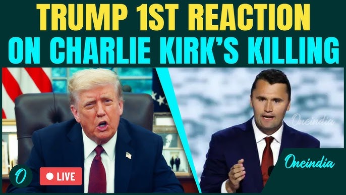 Trump Live: Đổ lỗi cho phe cánh tải cấp tiến về dịch vụ Charlie Kirk | Cam kết hành động chống lại kẻ giết Kirk - YouTube