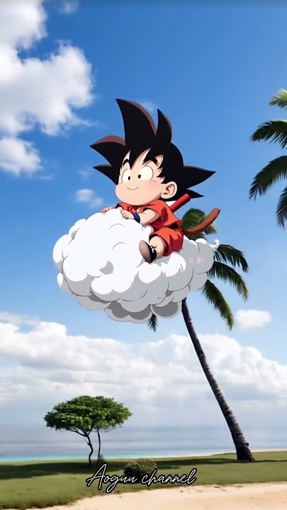 goku naik awan kinton #dragonball #gokuedit #goku #gokukaioken