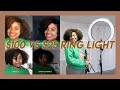 $100 NEEWER Ring Light vs $25 Ring Light - REVIEW, UNBOXING AND LIGHT/VIDEO TEST
