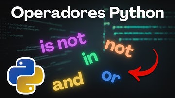 OPERADORES en Python | CLASE COMPLETA
