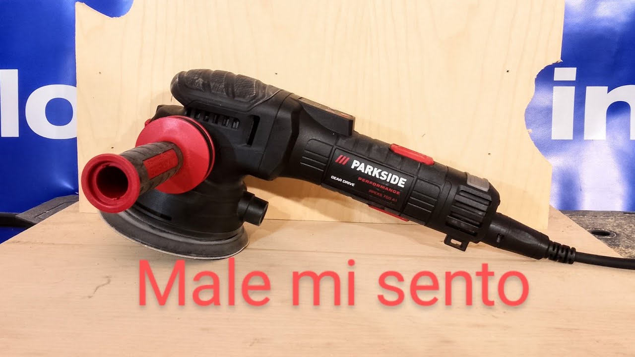 Parkside PPEXS 750 A1, levigatrice rotorbitale.