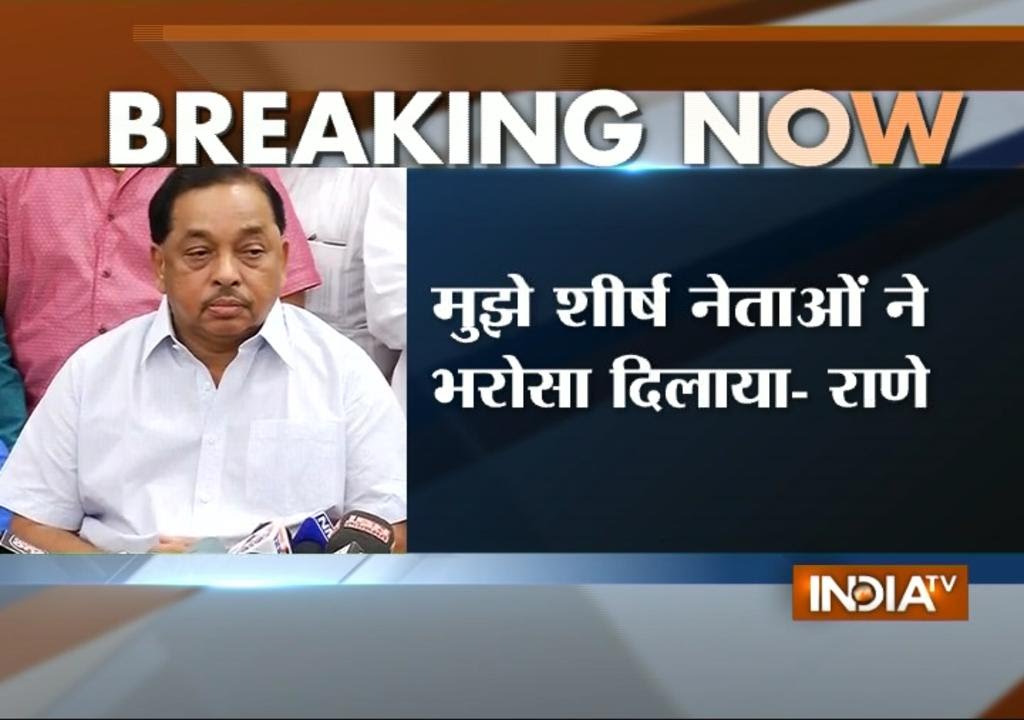 Narayan Rane To Remain In Congress Takes Back Resignation As