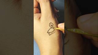 The Cutest Mehndi Hack Ever 🦆 Henna design @JustMehandi#ytshorts #mehndi #henna