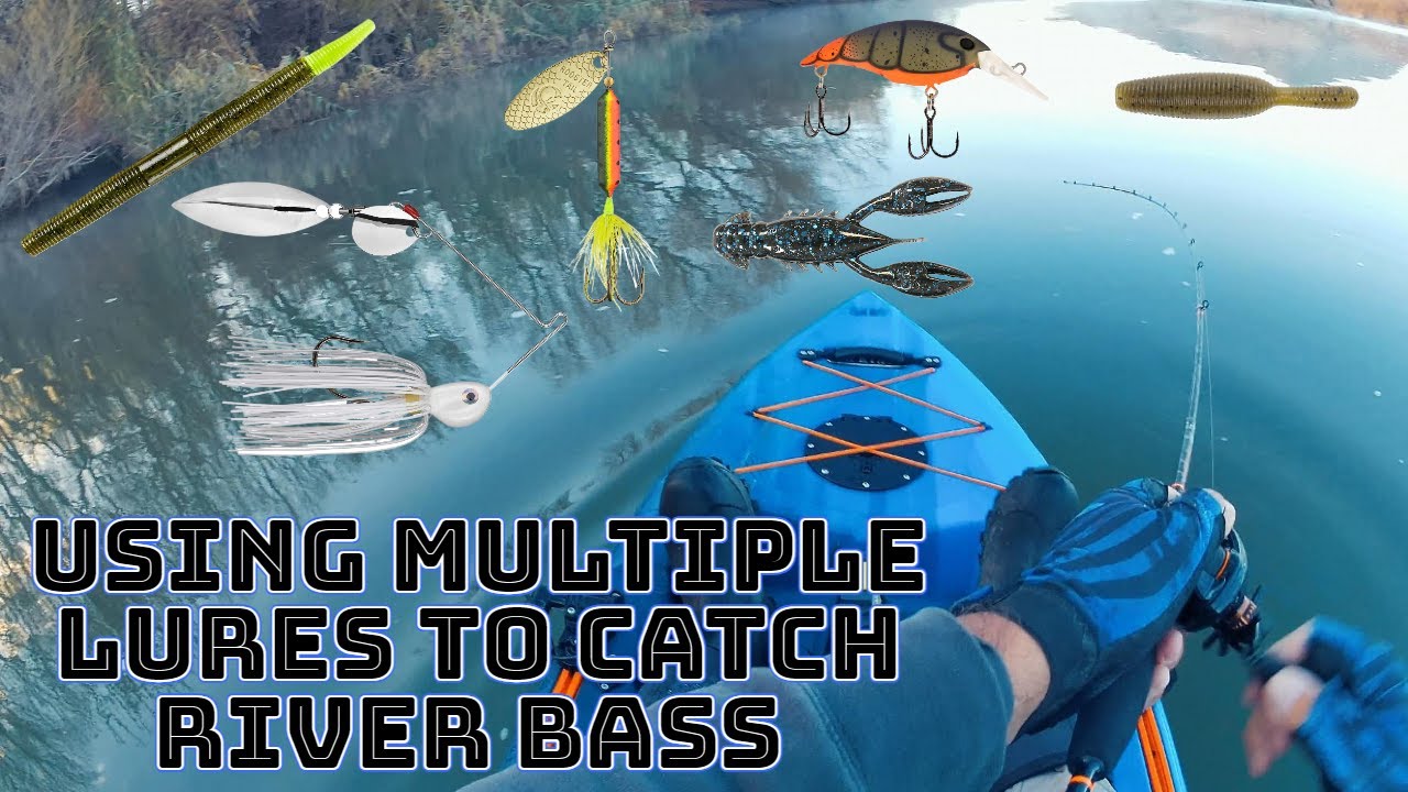 Lower Salt River, AZ - Using Multiple Lures to Catch River Bass