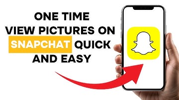 How To Send One Time View Pictures On Snapchat | Easy Method To Share Disappearing Snaps 2025 -Guide