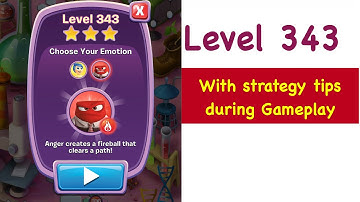 Inside Out Thought Bubbles Level 343 Tips and Strategy Gameplay Walkthrough