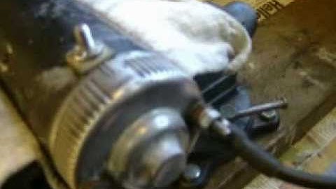 Starter Motor Bench Test IronHead