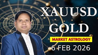 Gold Prediction 6 Feb 2026 | XAUUSD Astrology Forecast &amp; Intraday Time Windows (NY, UTC, IST)