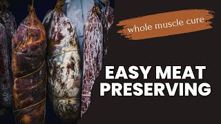 Preserve Meat Without Refrigeration | EASY Whole Muscle Cure (my favorite snack!)