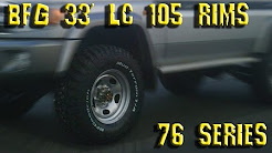 LandCruiser 76 series - 285/75R16 BfGoodrich KM2 & Landcruiser 105 rims, TYRES. FAT OR SKINNY? AndrewSPW Land Cruiser build-7, All Terrain vs Mud Terrain, best tyres, Best Cheap Mud Tires for Trucks Buy in 2017, Choosing bigger tyres for your 4x4 benefits & issues off-road, 4 Wheeling Quick tip