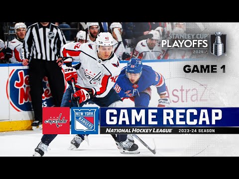 Gm 1: Capitals @ Rangers 4/21 | NHL Highlights | 2024 Stanley Cup Playoffs