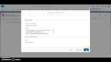 Building an Announcement App for Lightning