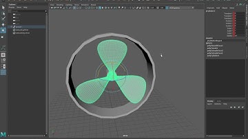 3D Modeling and Animating a Fan/Propeller in Autodesk Maya