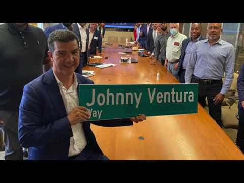 Ponen nombre de Johnny Ventura a esquina Alto Manhattan