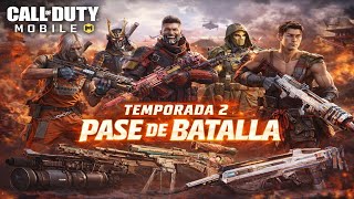 YA Salió la Información!  RECOMPENSAS PASE BATALLA 2! Temporada 2 y Nueva Colaboración | COD Mobile