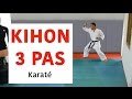 Karate  kihon sur 3 pas karateblognet